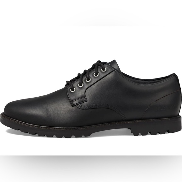 COLE HANN BLACK LEATHER OXFORDS SIZE: 9.5 - Picture 3 of 9
